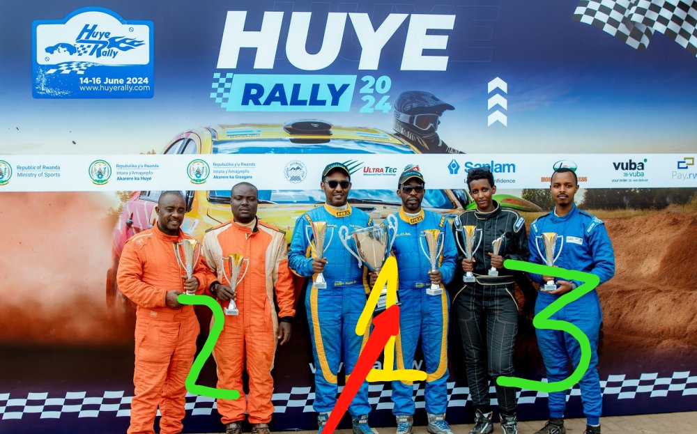 Irushanwa ry'imodoka rya Huye Rally 2024 ryegukanywe n'Abanyarwanda. Burya abagore barashoboye!