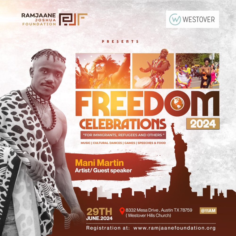 Mani Martin yatumiwe mu Iserukiramuco ‘Freedom celebration’ rizabera muri Leta Zunze Ubumwe za Amerika