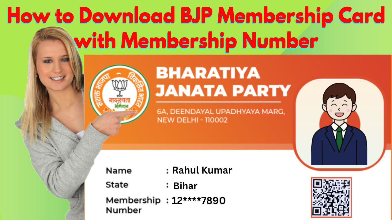 How to Download BJP Membership Card with Membership Number