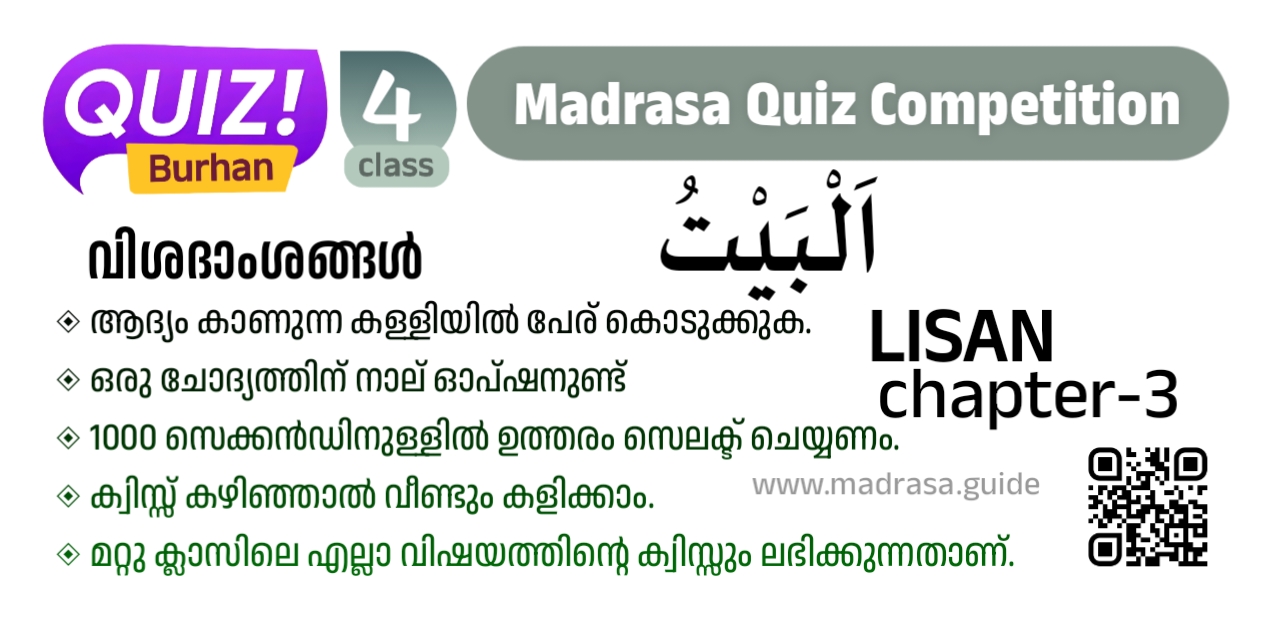 Madrasa guide quiz Burhan