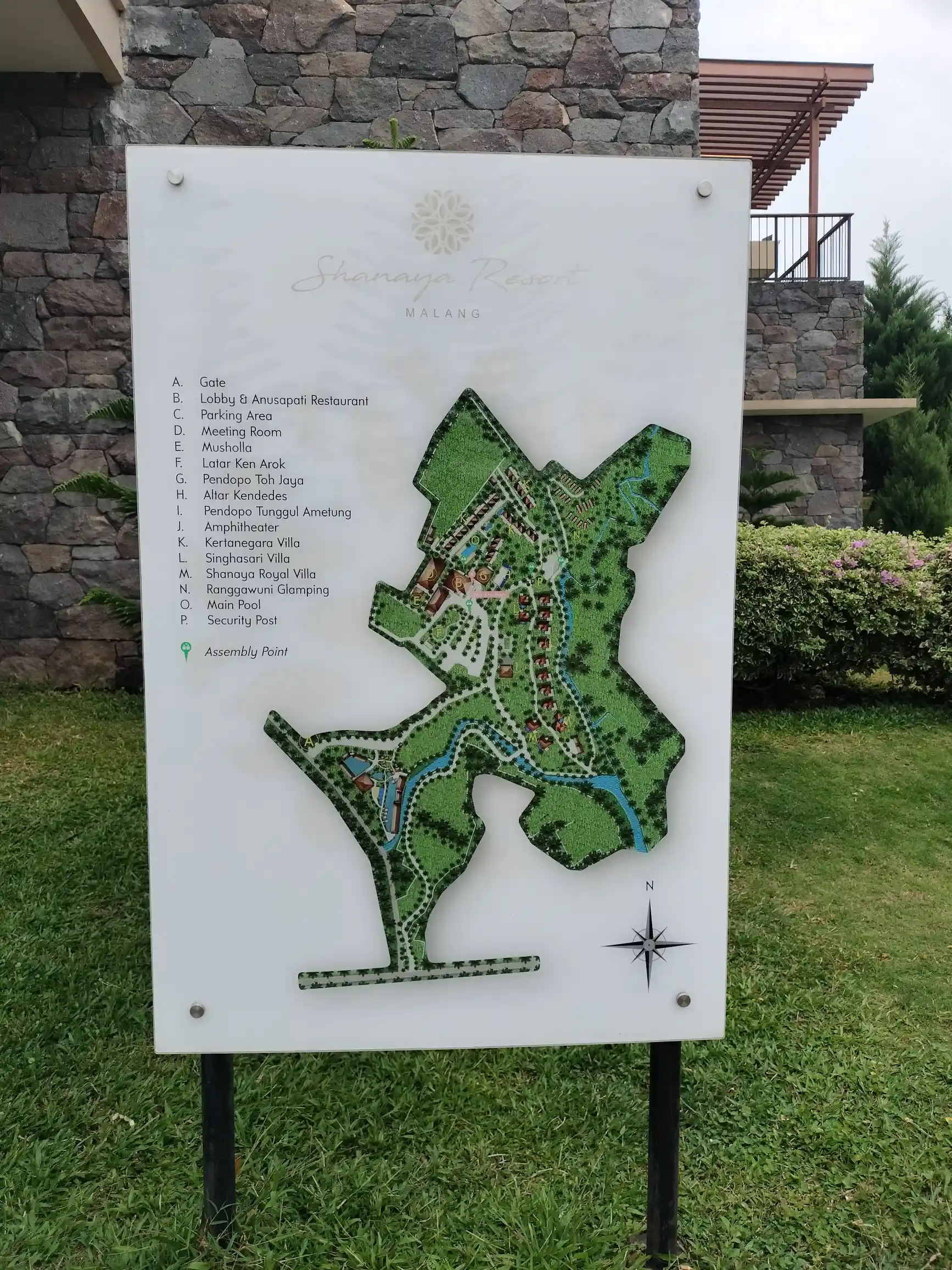 denah shanaya resort malang