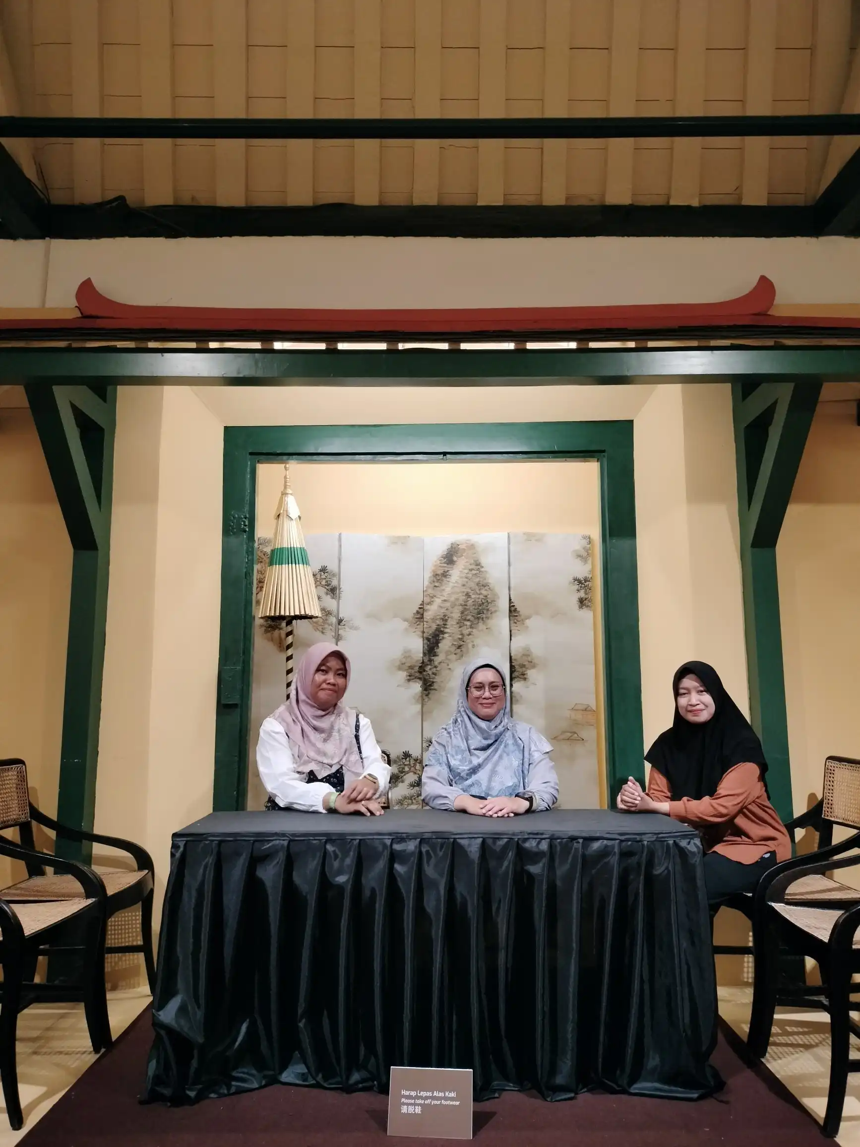 diorama pengadilan di keraton