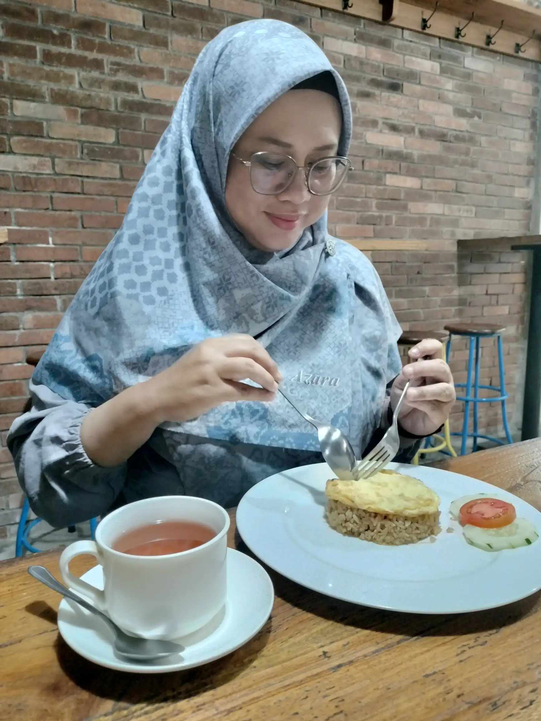 sarapan di pawon cokelat guesthouse