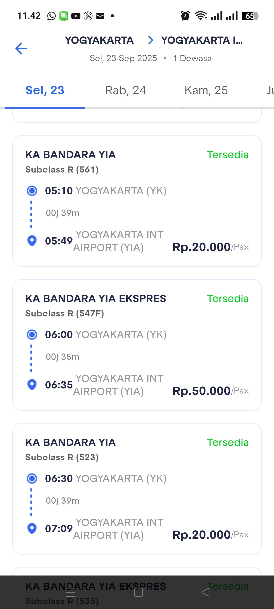 tiket kereta bandara yogyakarta