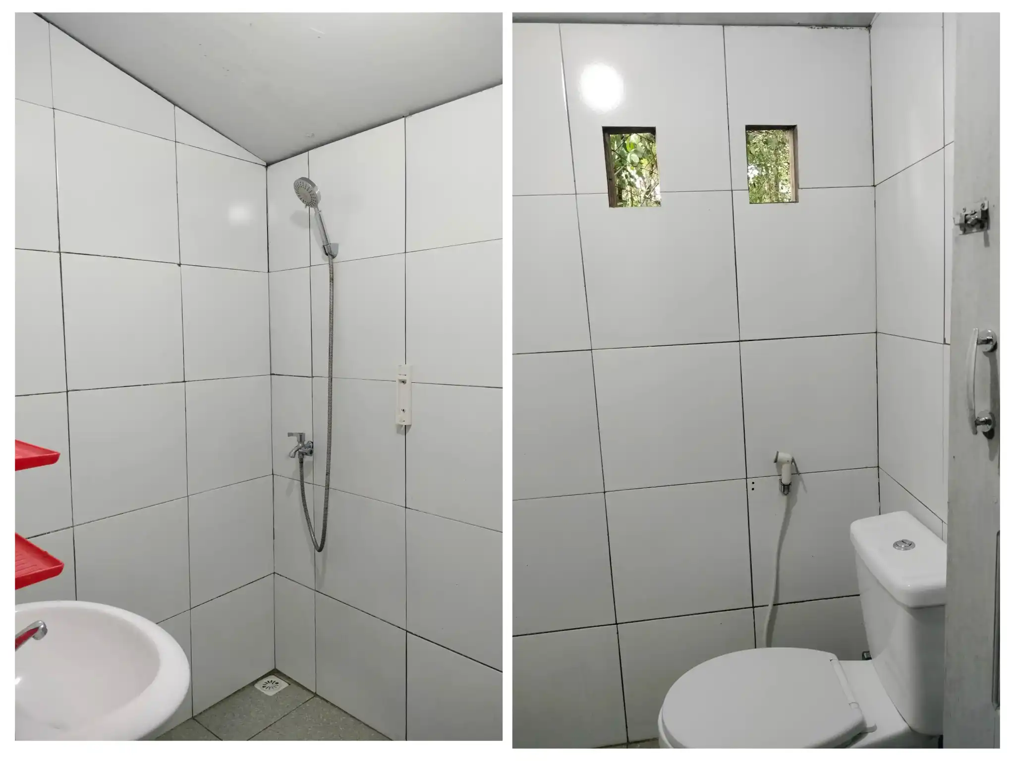 kamar mandi penginapan bangkal forest