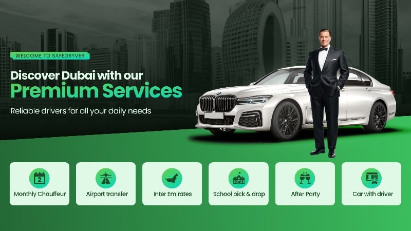 Safe Driver with Private Chauffeur Services Dubai Safe Driver with Private Chauffeur Services Dubai