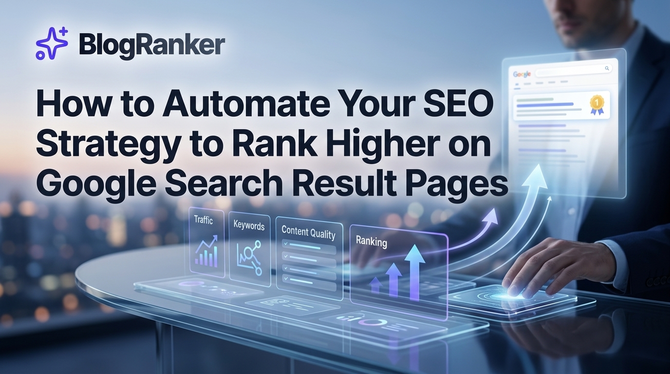 How to Automate Your SEO Strategy to Rank Higher on Google Search Result Pages