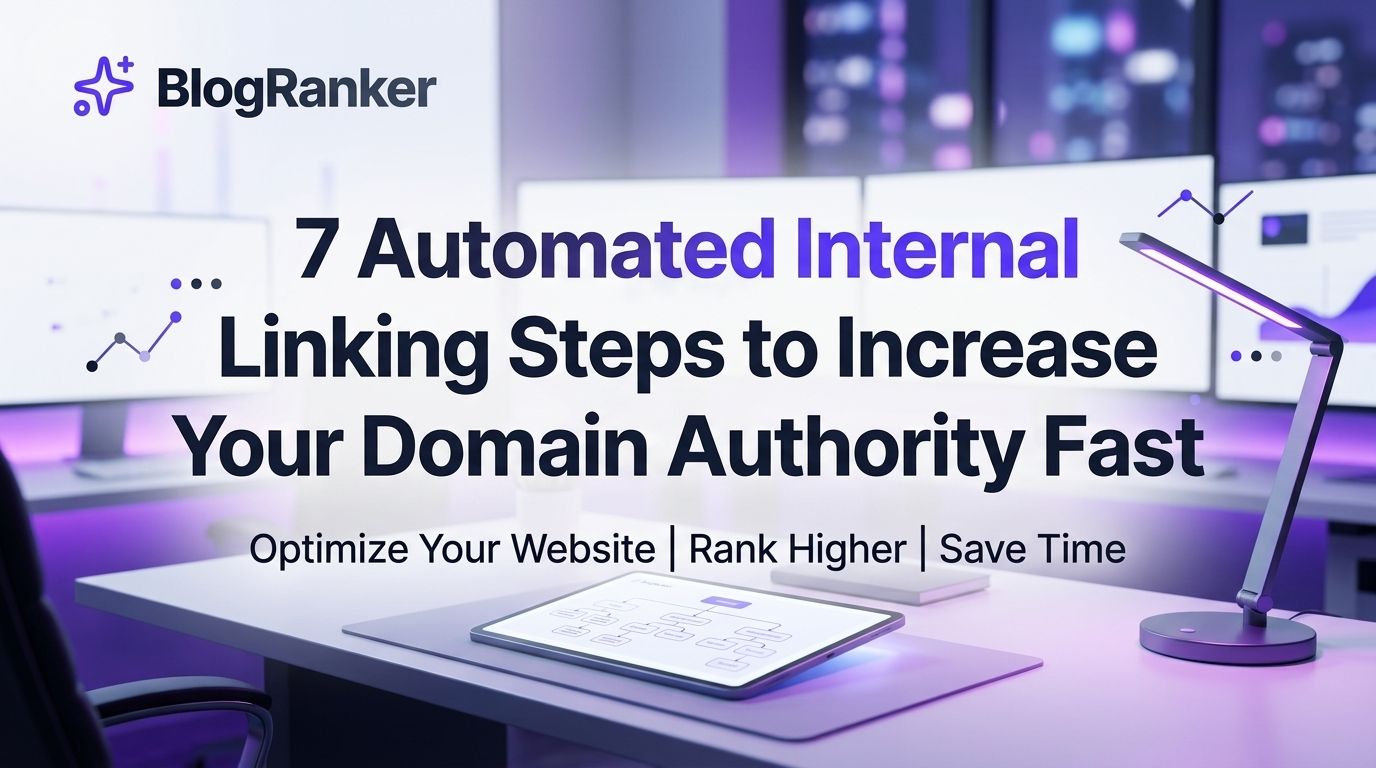 7 Automated Internal Linking Steps to Increase Your Domain Authority Fast