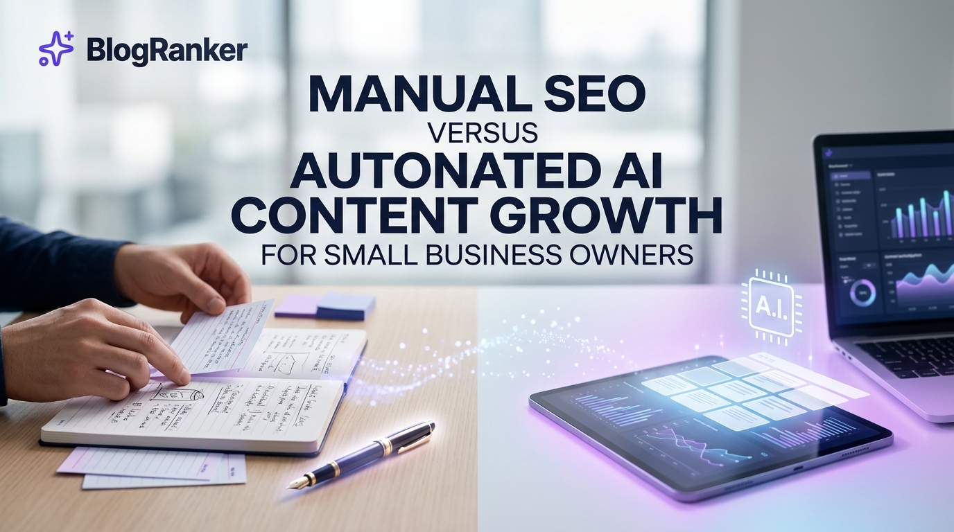 Manual SEO Versus Automated AI Content Growth for Small Business Owners