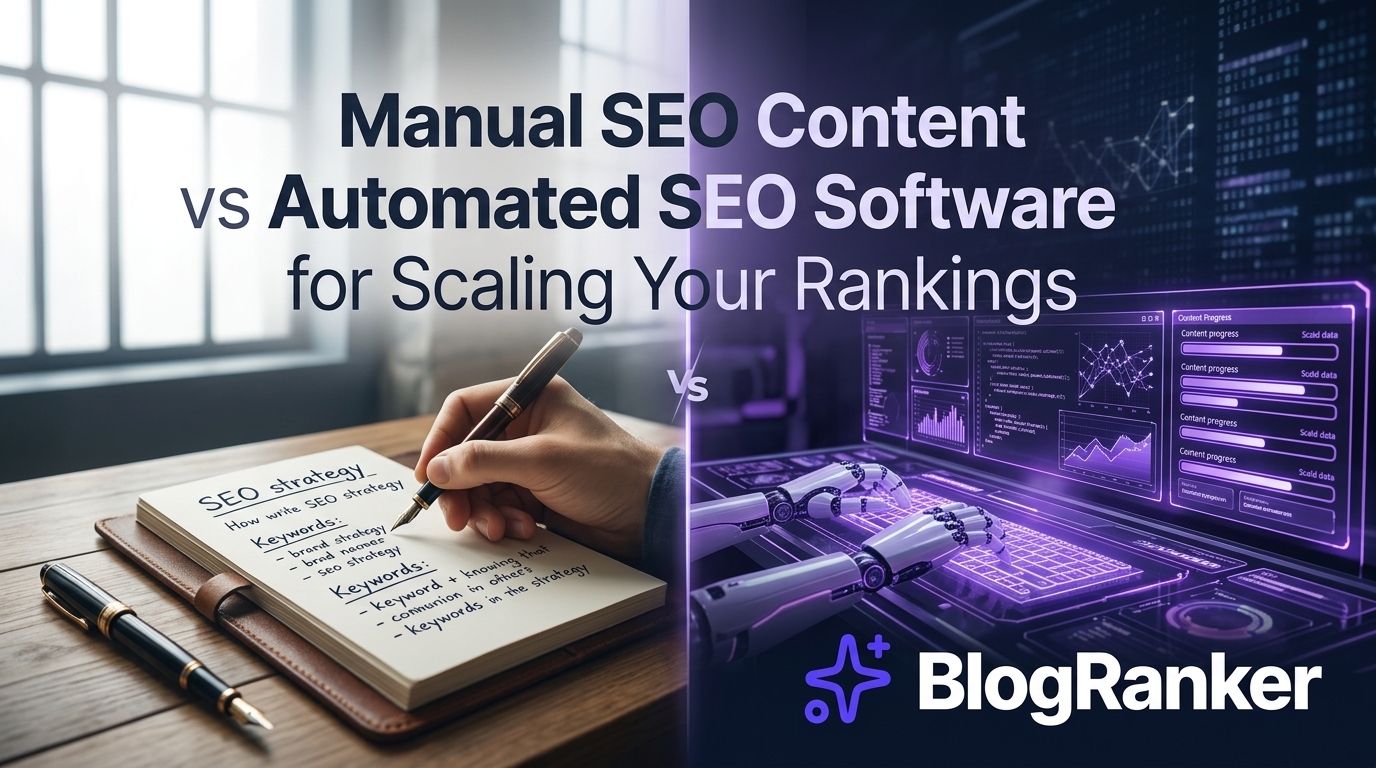 Manual SEO Content vs Automated SEO Software for Scaling Your Rankings