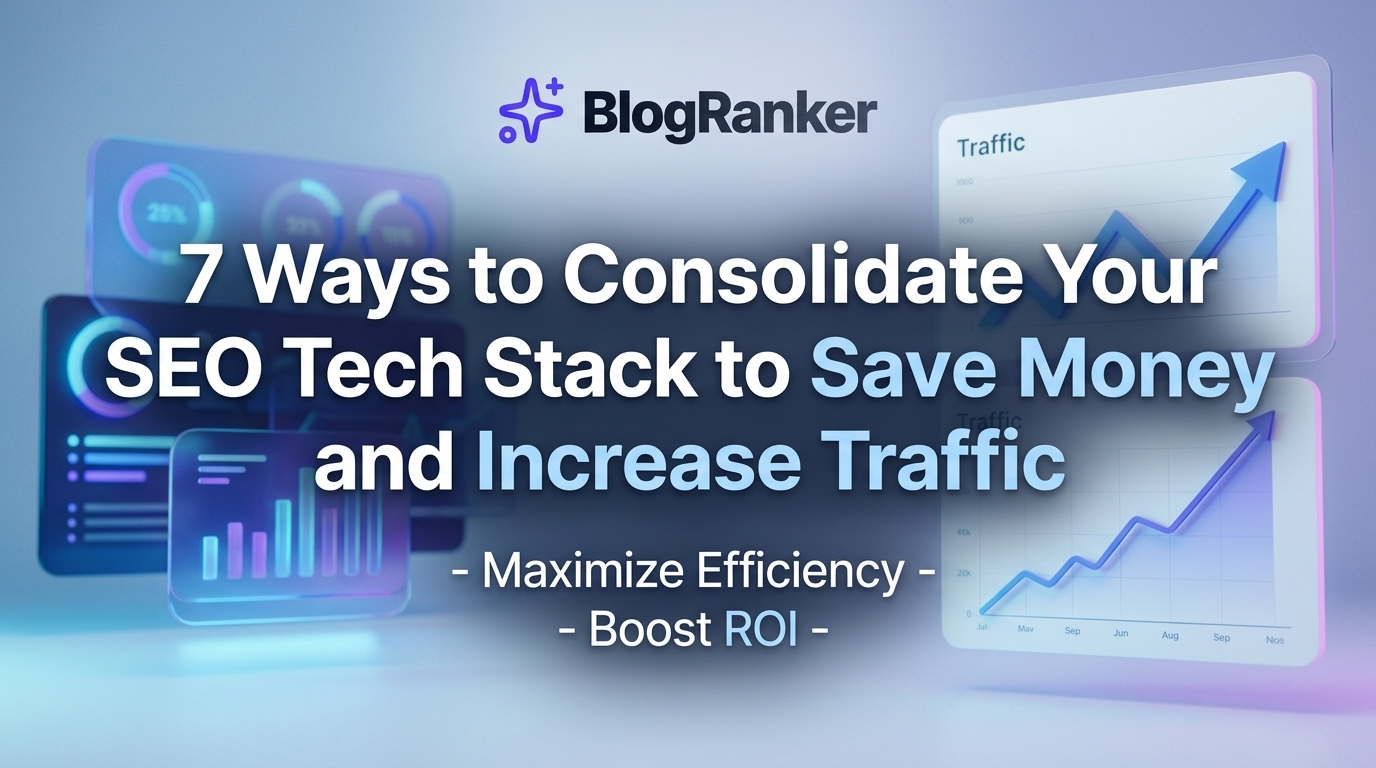 7 Ways to Consolidate Your SEO Tech Stack to Save Money and Increase Traffic