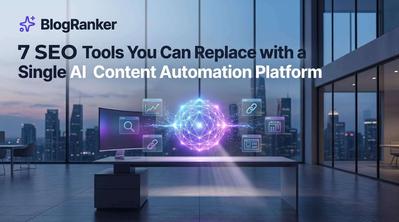 7 SEO Tools You Can Replace with a Single AI Content Automation Platform