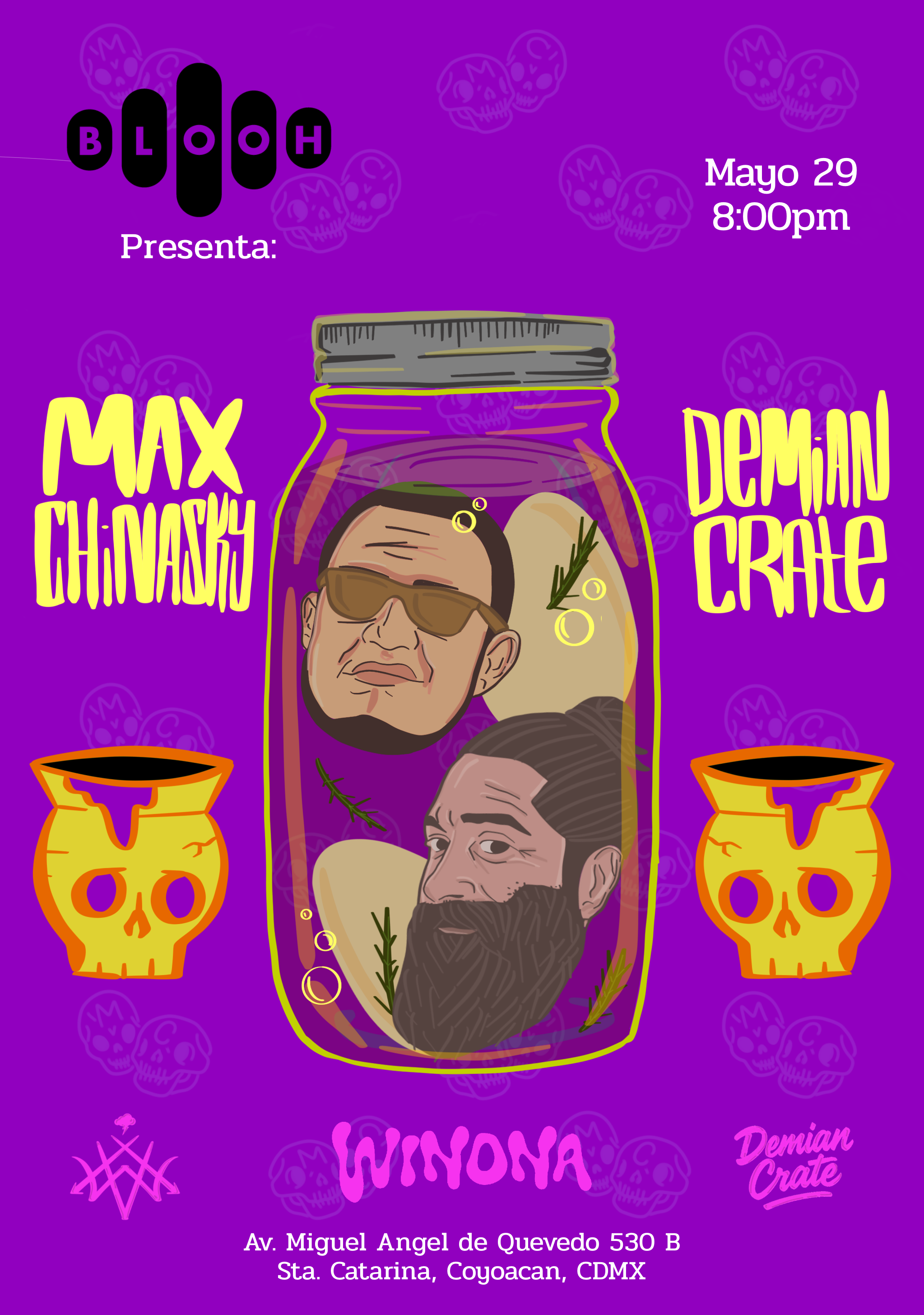 Max Chinasky & Demian Crate in Mexico City