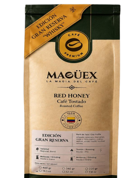 Magüex Gran Reserva - Whisky — café Regional, Blend de Finca Magüex