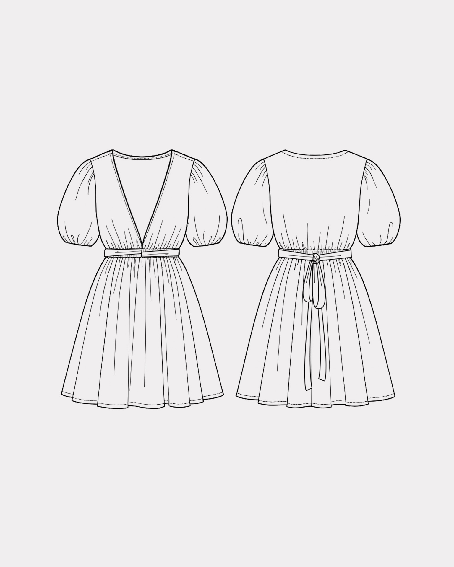 Anita Dress Sewing Pattern 3