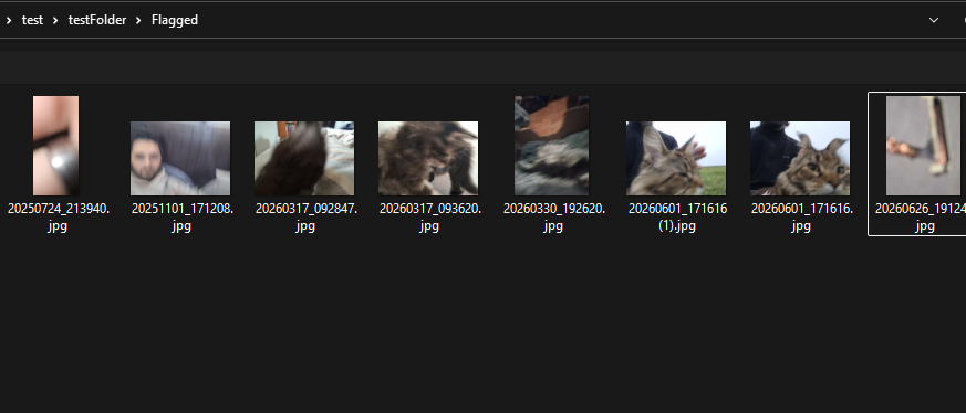 Four photographs showing the failure modes Photo-Focus corrects for, with their scores