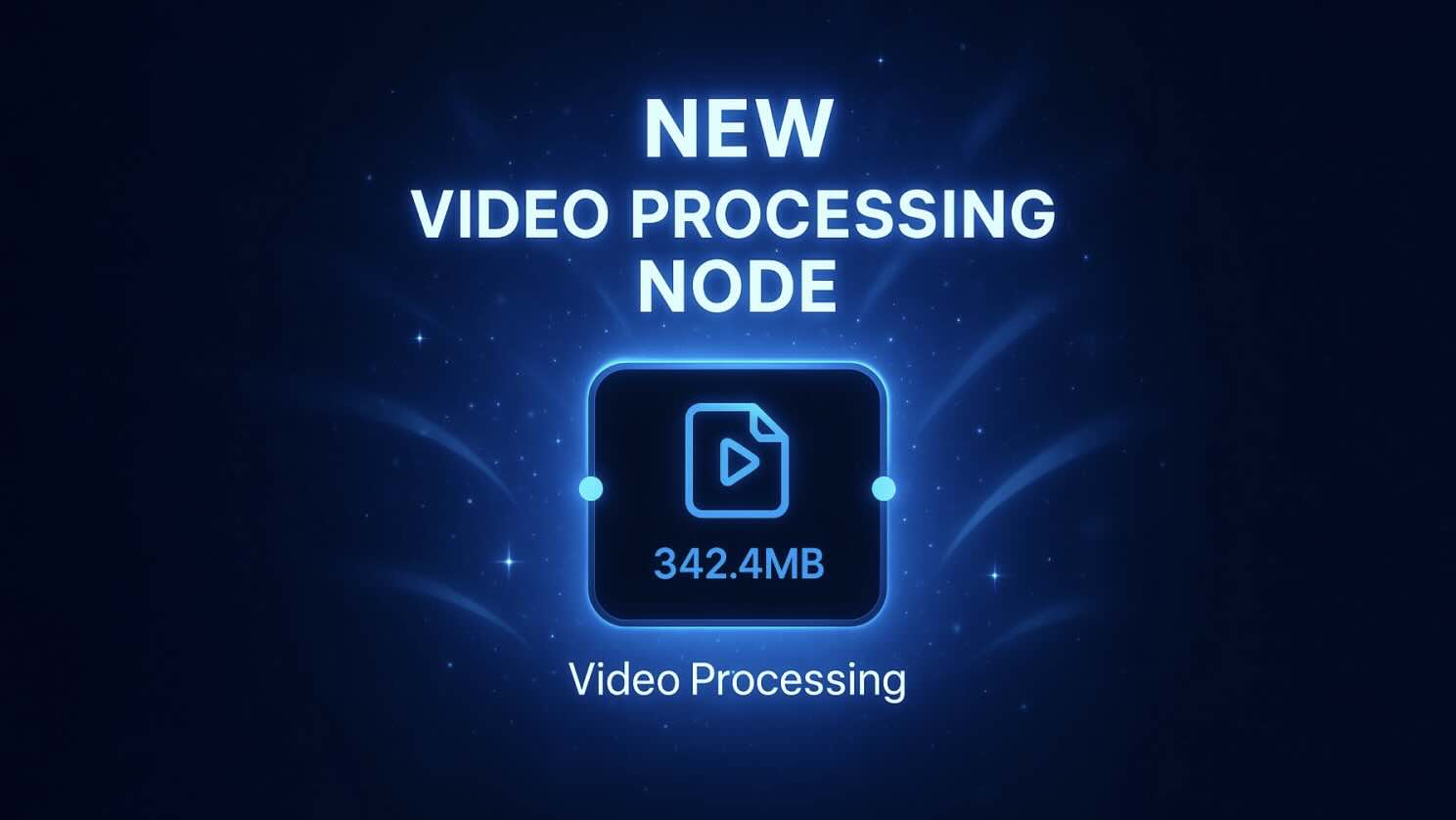 🎬 NEW: VideoProcessingNode - Complete Video Workflow Automation!