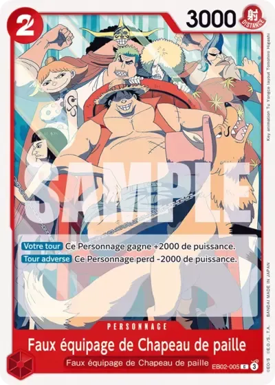 Faux équipage de Chapeau de paille