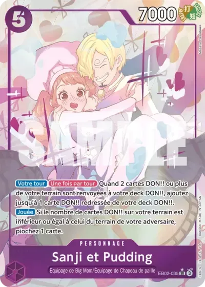 Sanji et Pudding