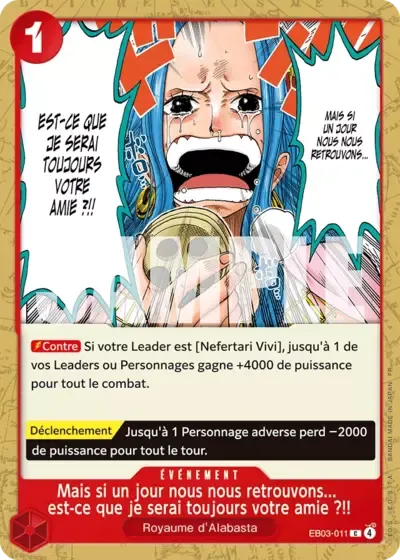 Mais si un jour nous nous retrouvons... est-ce que je serai toujours votre amie&nbsp;?!!