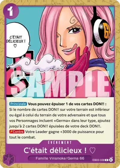 C'était délicieux&nbsp;! ♡