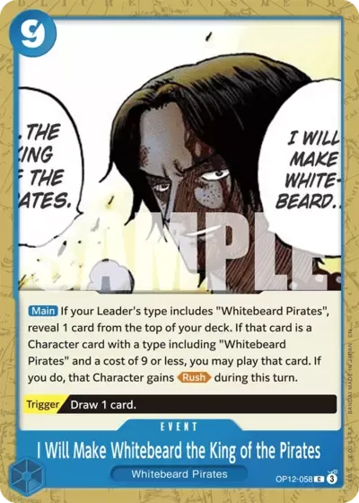 I Will Make Whitebeard the King of the Pirates