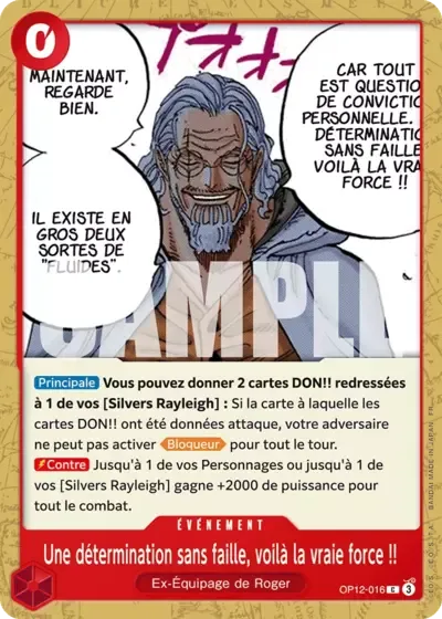 Une détermination sans faille, voilà la vraie force&nbsp;!!