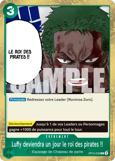 Luffy deviendra un jour le roi des pirates&nbsp;!!
