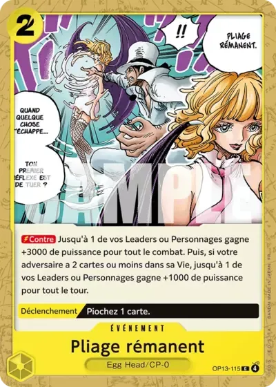 Pliage rémanent