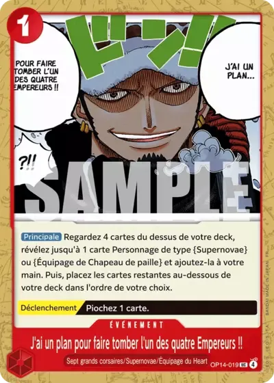 J'ai un plan pour faire tomber l'un des quatre Empereurs&nbsp;!!