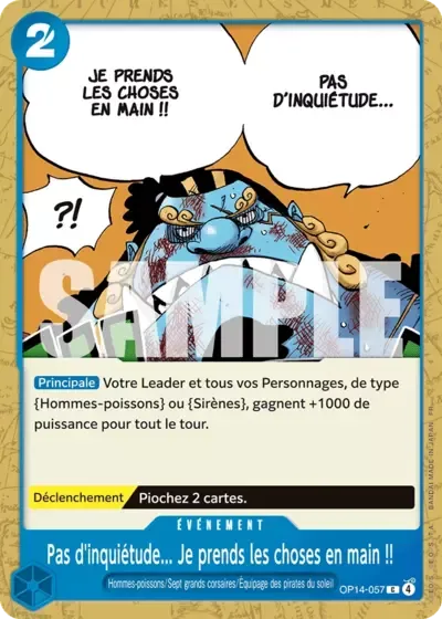 Pas d'inquiétude... Je prends les choses en main !!
