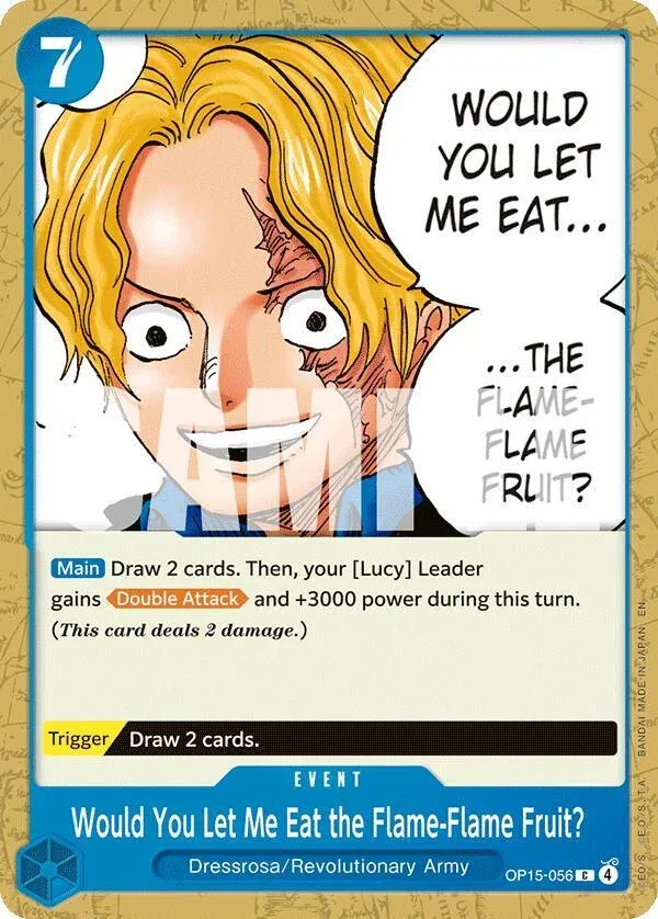 Would You Let Me Eat the Flame-Flame Fruit?
