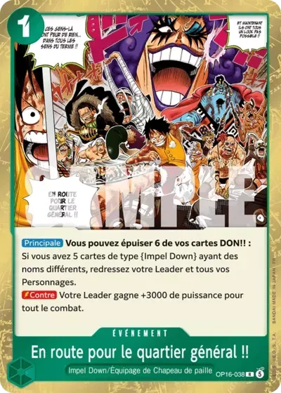 En route pour le quartier général !!