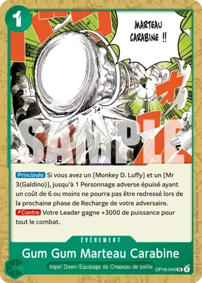 Gum Gum Marteau Carabine
