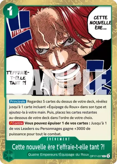 Cette nouvelle ère t'effraie-t-elle tant&nbsp;?!