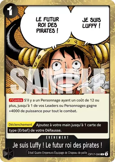 Je suis Luffy ! Le futur roi des pirates !