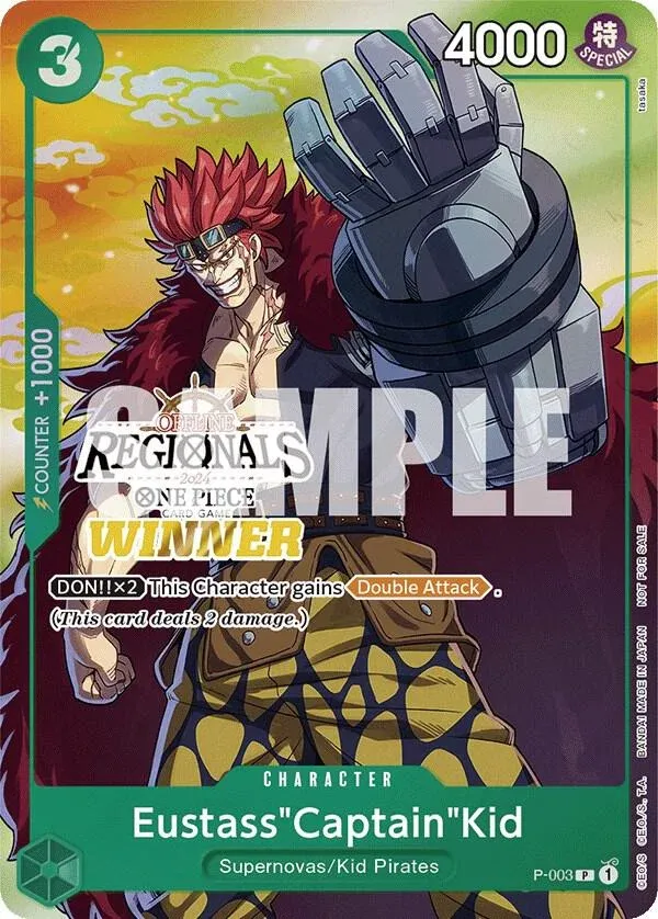 Eustass"Captain"Kid (Offline Regional 2024 Vol. 2) [Finalist]