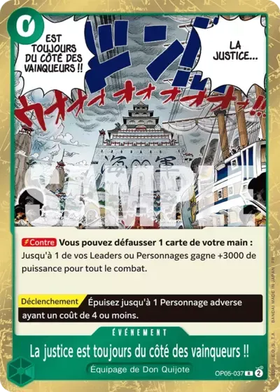 La justice est toujours du côté des vainqueurs&nbsp;!!