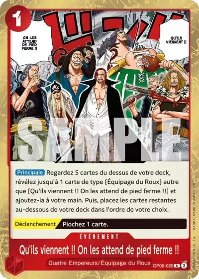 Qu'ils viennent&nbsp;!! On les attend de pied ferme&nbsp;!!