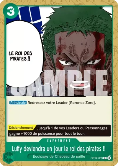 Luffy deviendra un jour le roi des pirates !!