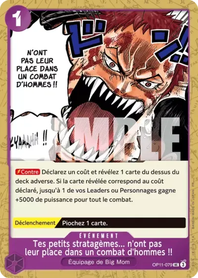 Tes petits stratagèmes... n'ont pas leur place dans un combat d'hommes !!
