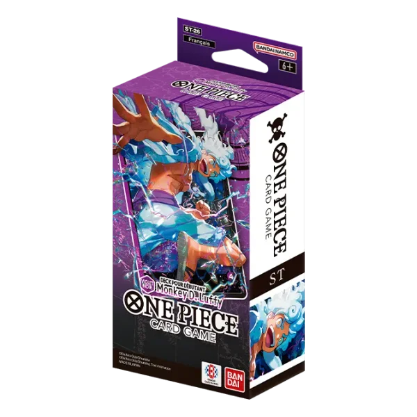DECK POUR DÉMARRAGE -VIOLET/NOIR Monkey D. Luffy-