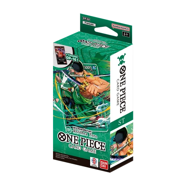 DECK POUR DÉBUTANT -VERT Roronoa Zoro-