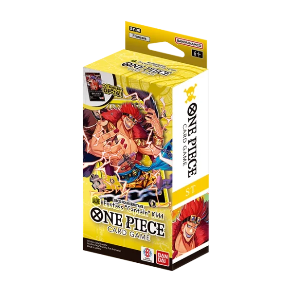 DECK POUR DÉBUTANT -JAUNE Eustass "Captain" Kidd-