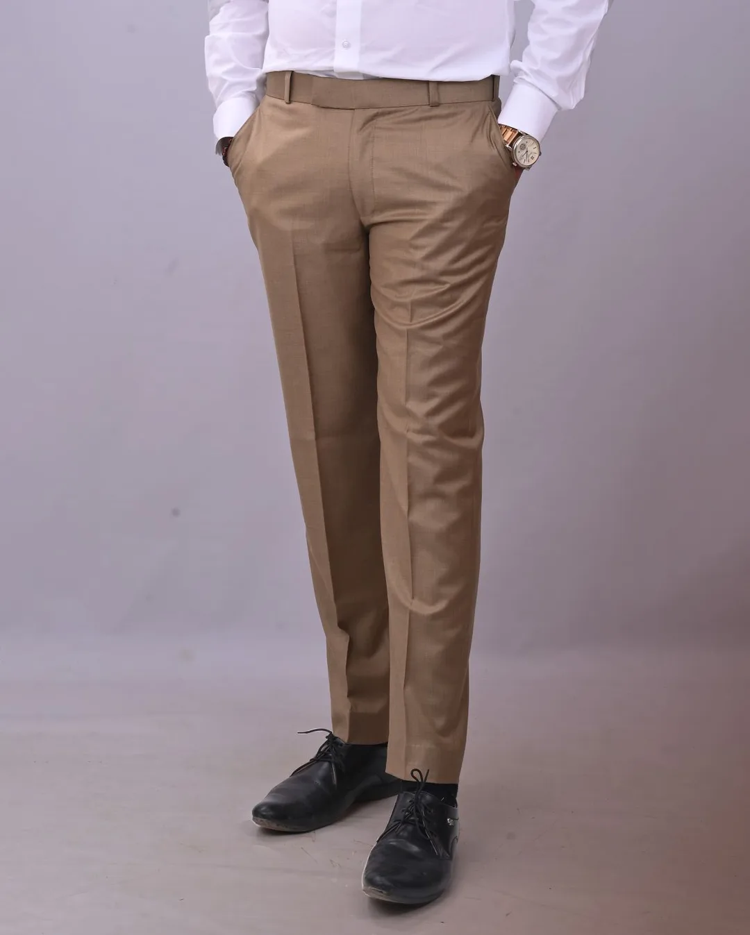 Tobacco Brown Suit – view 3