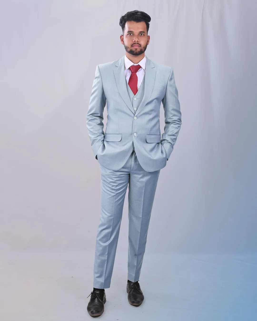 POWDER BLUE MEN SUIT – view 1