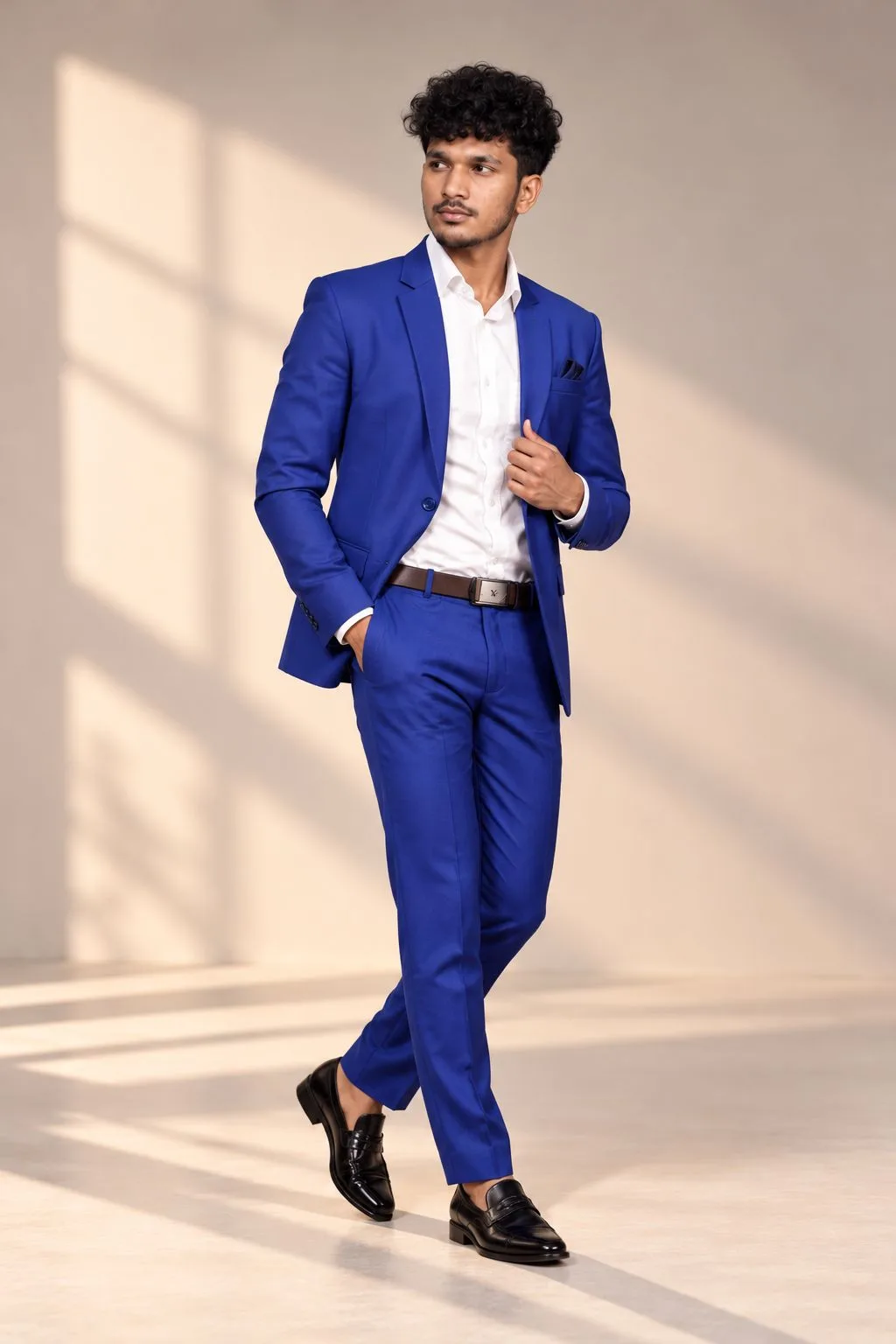 Cobalt Blue Two-Piece Suit – view 2