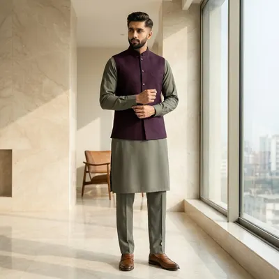 The Royal Mulberry & Sage Ensemble
