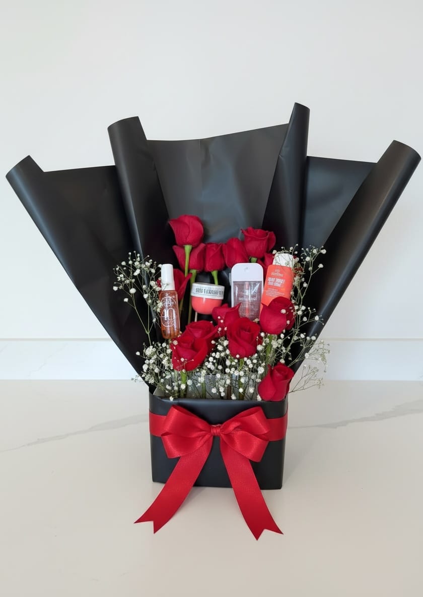 Bloom and Glow Signature bouquet