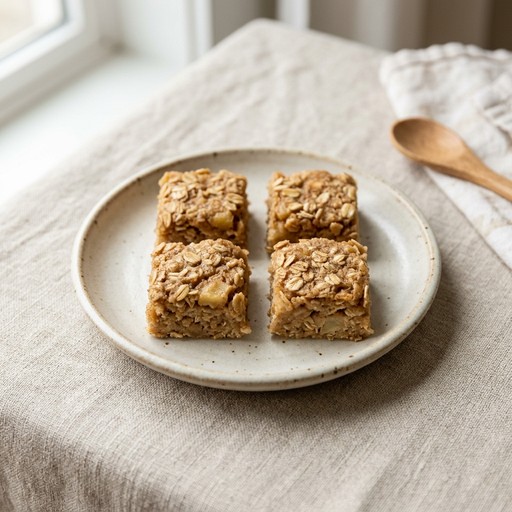 Apple Cinnamon Oat Bars — baby-led weaning recipe for 6+ months